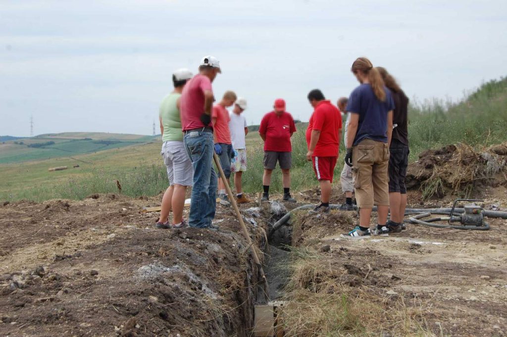 Turnare beton, etapa unu